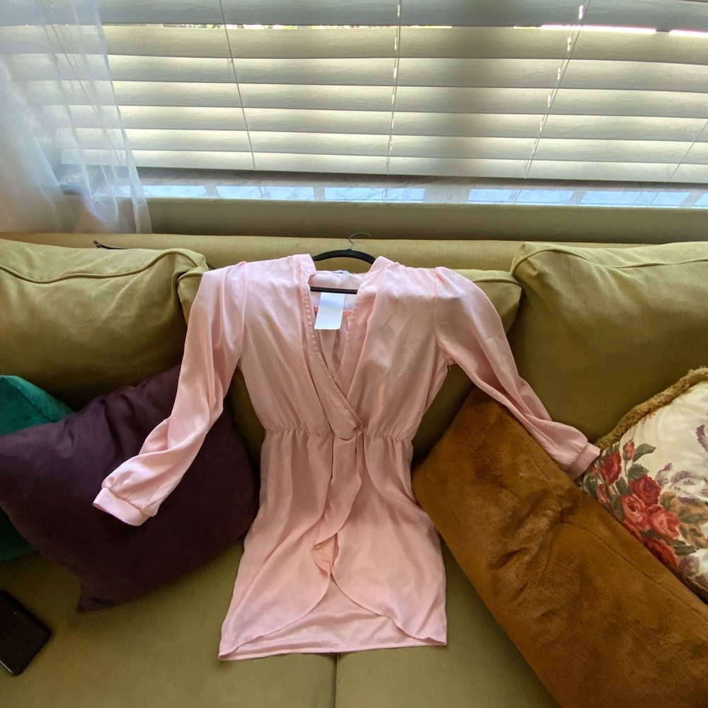 tobi women’s spring dress baby pink